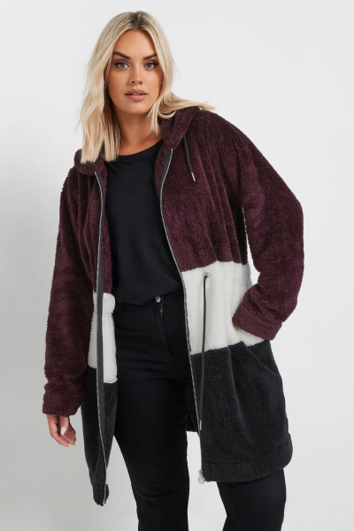 Product Colour Block Fleece Jacket